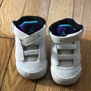 Jordan 5 grape infant size 2c